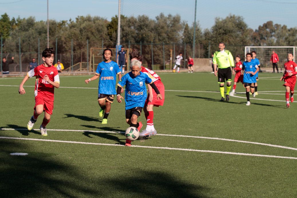 Lance de jogo na Roma International Cup